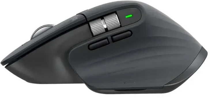 Belaidė pelė Logitech MX Master 3S, tamsiai pilka