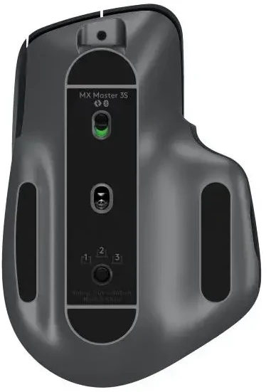 Belaidė pelė Logitech MX Master 3S, tamsiai pilka