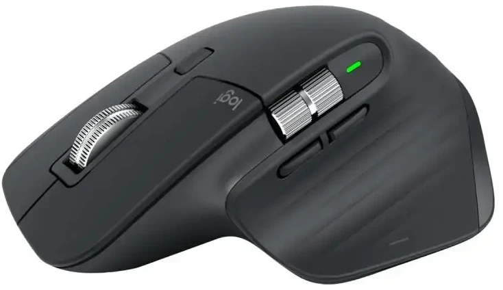 Belaidė pelė Logitech MX Master 3S, tamsiai pilka