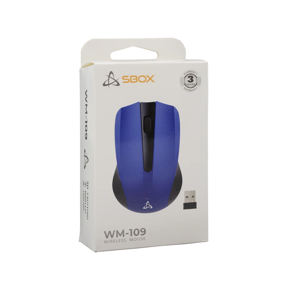 Pelė Sbox WM-109 Mėlyna