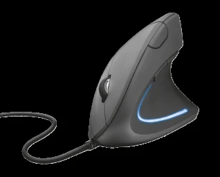 Kompiuterio pelė Trust USB Verto, ergonomiška, juodos spalvos