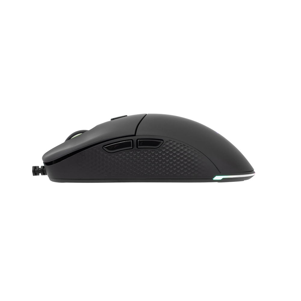 Pelė White Shark Myszka žaidimams Baltas Shark Bagdemagus GM-5010 su laidu 7200 dpi optinė juoda