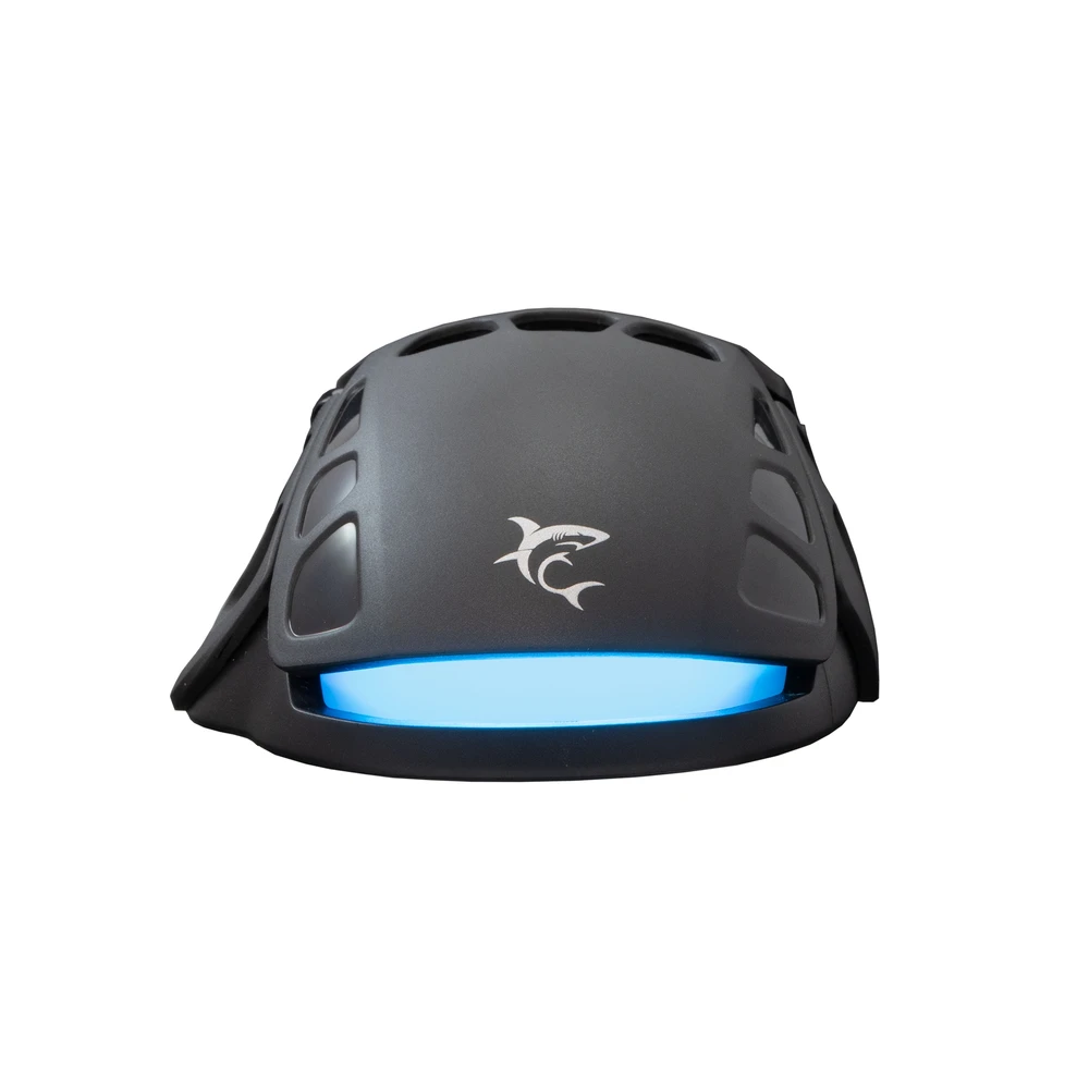 Pelė White Shark Myszka žaidimams Baltas Shark Ector GM-5016 su laidu 12400 dpi optinė juoda