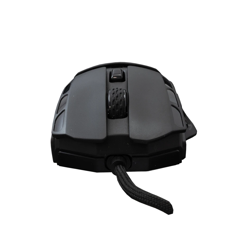 Pelė White Shark Myszka žaidimams Baltas Shark Ector GM-5016 su laidu 12400 dpi optinė juoda