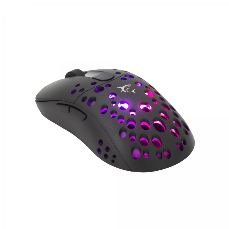 Žaidimų pelė White Shark Tristan, 12000 DPI, su RGB pašvietimu