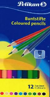 Pelikan Pieštukai spalvoti 12sp