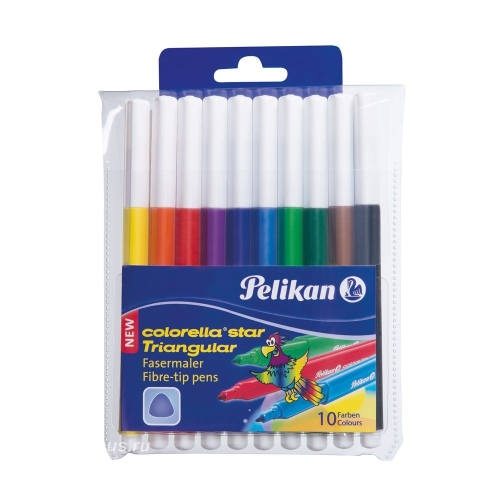 Flomasteriai Pelikan 10 spalvų