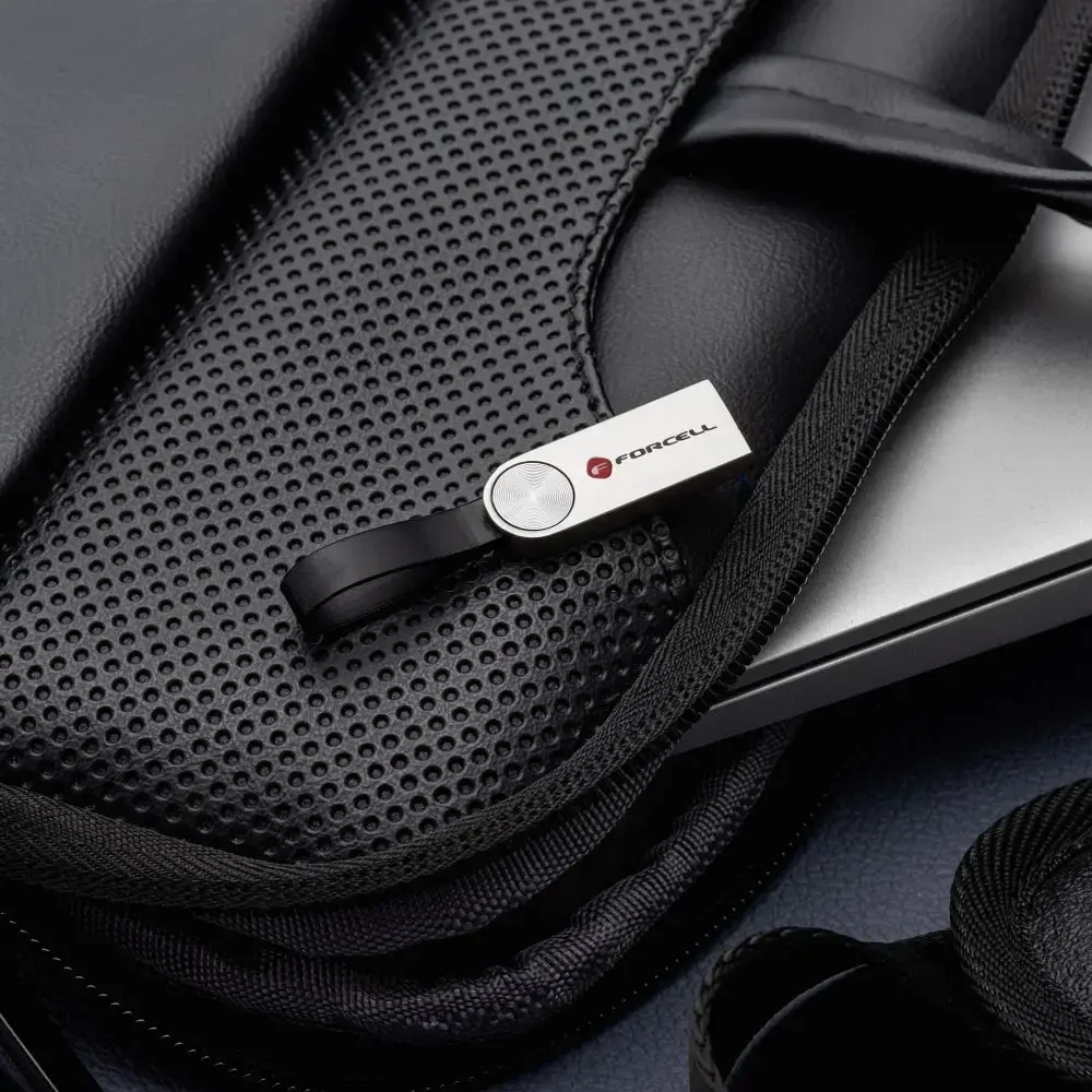 Pendrive 16GB USB 3.2 Gen 1 (USB A) Forcell F-Data Metal sidabrinis