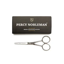 Percy Nobleman Beard & Moustache Scissors Barzdos ir ūsų formavimo žirklės, 1 vnt.