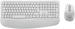 Belaidės klaviatūros ir pelės rinkinys Logitech Signature Comfort Plus Combo MK880, JAV (tarptautinis) išdėstymas, Bluetooth, baltos spalvos