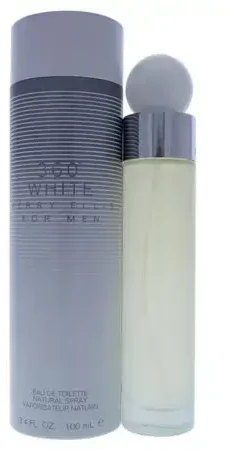 Perry Ellis 360° Baltas EDT tualetinis vanduo vyrams, 100 ml