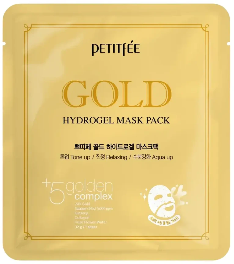 Petitfee Gold Anti-Aging Hydrogel Gel Mask For Face, 32 g