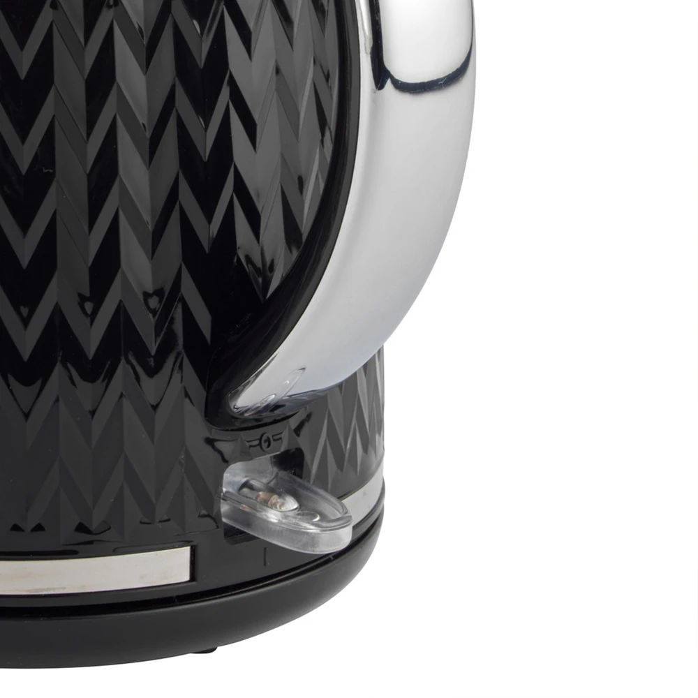 Petra Emerio Virdulys juoda elektrinis 2200 W CHEVRON, 1,7 l