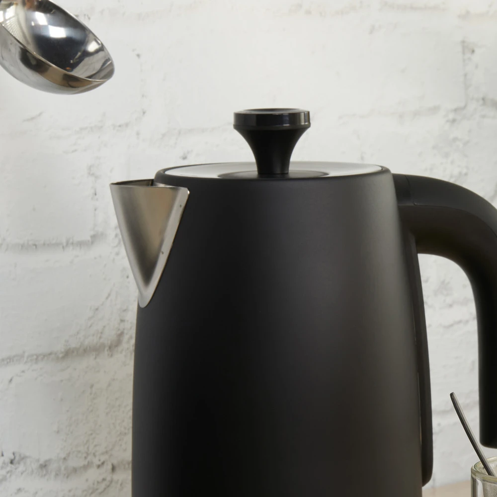 Virdulys Krups Virdulys juoda elektrinis 3000 w PETRA, 1,7 l
