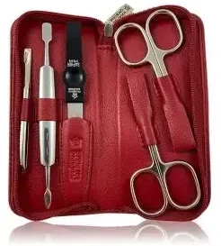 Pfeilring Solingen Manikiūro rinkinys 5 dalių "Pfeilring Original red