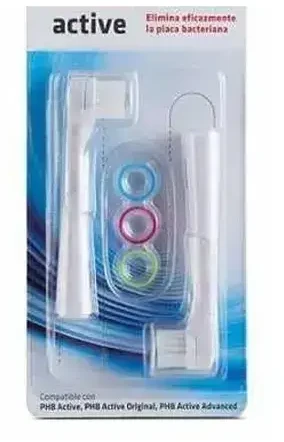 "Phb Active Adult" elektrinio dantų šepetėlio galvutės papildymas X2