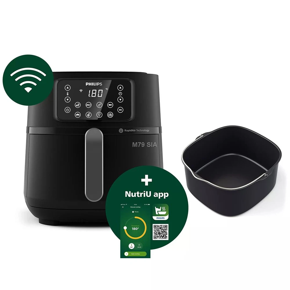 Gruzdintuvė Philips 5000 serija HD9285/93, Juodos spalvos