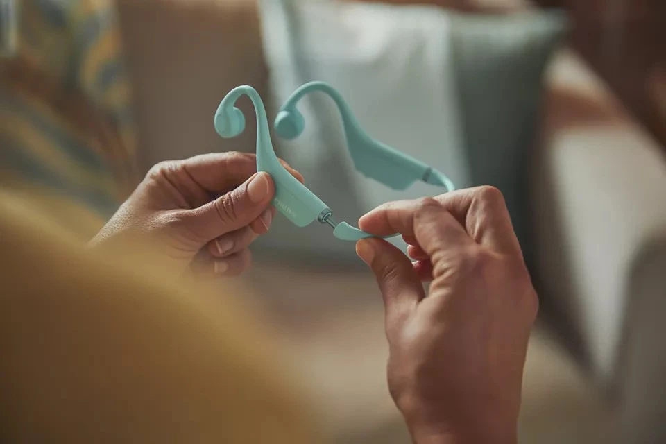 Philips Vaikiškos ausų neuždengiančios belaidės ausinės (TAK4607GR/00)