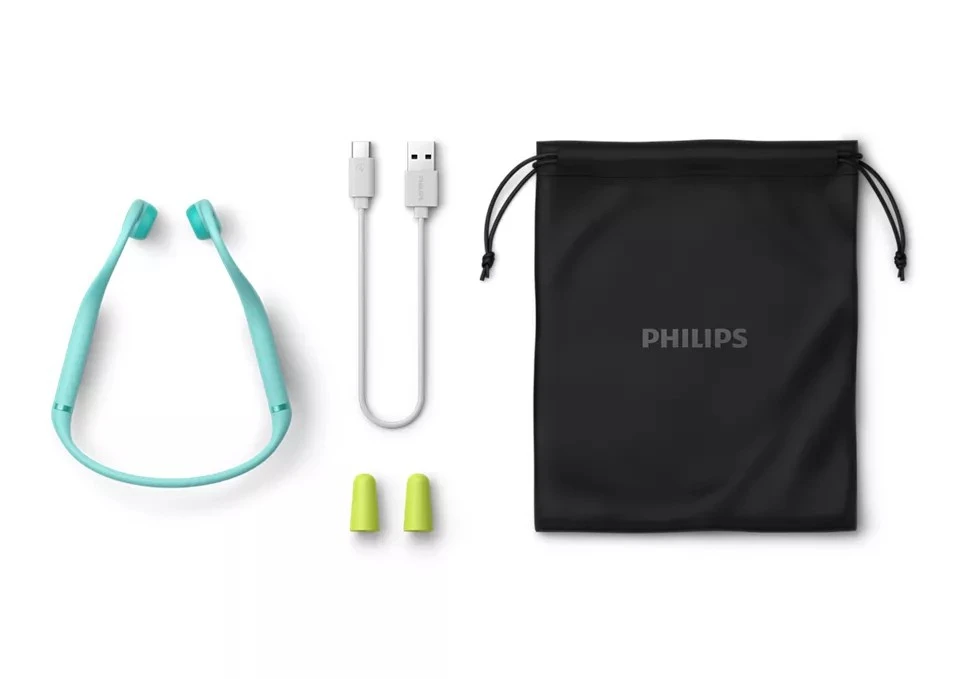 Philips Vaikiškos ausų neuždengiančios belaidės ausinės (TAK4607GR/00)