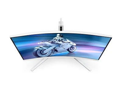 Monitorius „Mmd Monitors“ ekranai „PHILIPS“ 31,5 colio 2560x1440 VA lenktas 1500R 130 mm „EVNIA 5000 Ambiglow“ lenktas QHD 2K 180Hz greitas VA 1 ms GtG HDR10