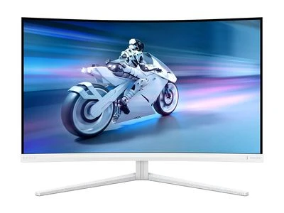 Monitorius „Mmd Monitors“ ekranai „PHILIPS“ 31,5 colio 2560x1440 VA lenktas 1500R 130 mm „EVNIA 5000 Ambiglow“ lenktas QHD 2K 180Hz greitas VA 1 ms GtG HDR10