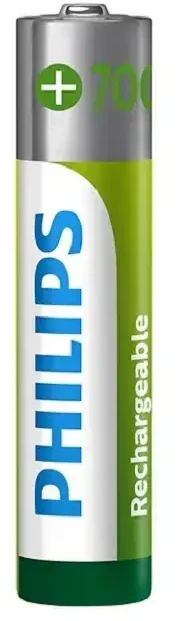 PHILIPS įkraunamų baterijų AAA NiMH 700mAh rinkinys, 4 vnt.
