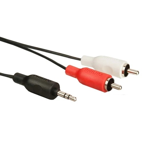 Laidas PHILIPS 3.5mm M, 2xRCA M, 1.5m, juodas SWA2527W/10