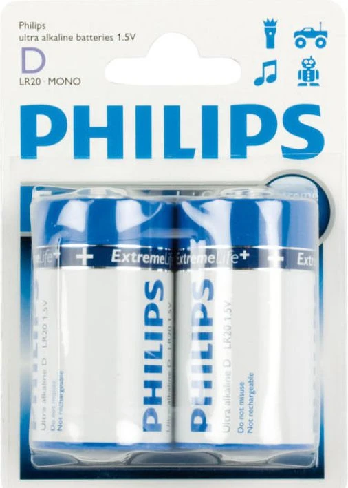 Philips baterija LR20E2B/10