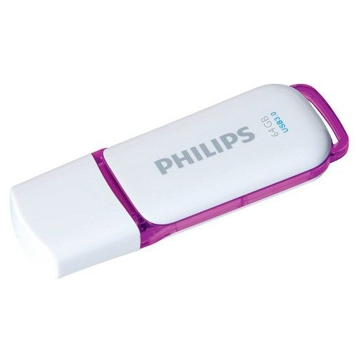 USB atmintinė Philips USB 3.0 64GB Snow Edition Magic Violetinė