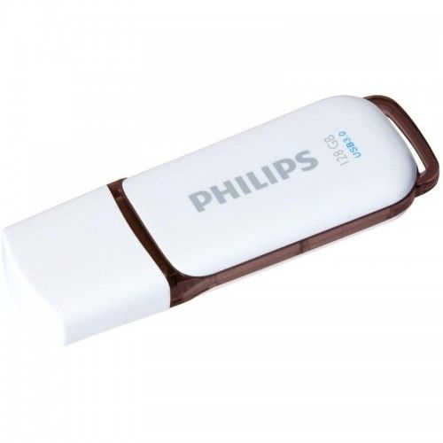 Philips FM12FD75B/00, 128 GB, USB A tipo, 3.2 Gen 1 (3.1 Gen 1), Dangtelis, 8 g, Oranžinė, Balta