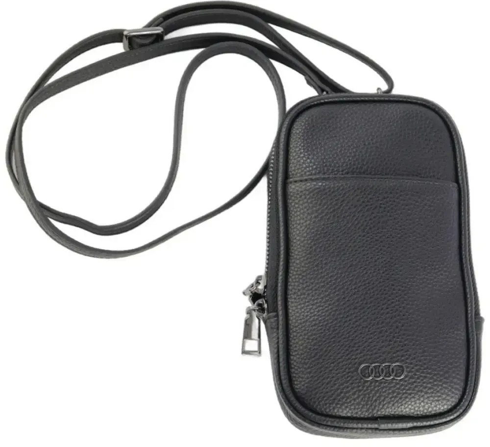 Torebka na telefon Audi A6 Synthetic Leather D2 juoda