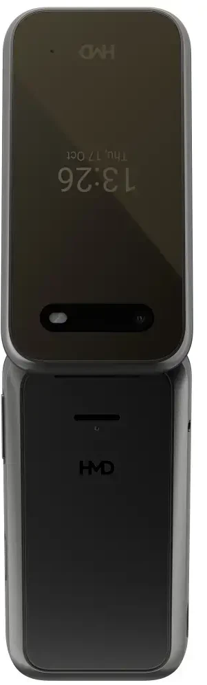 Atlenkiamas telefonas HMD 2660 Flip TA-1711 Dual SIM, Juodas
