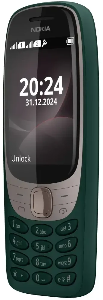 Mobilusis telefonas Nokia 6310 TA-1607 DS, žalios spalvos (be LT kalbos)