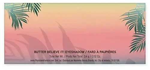 Physicians Formula Butter Believe It! Eyeshadow Akių šešėliai moterims, 3,4 g