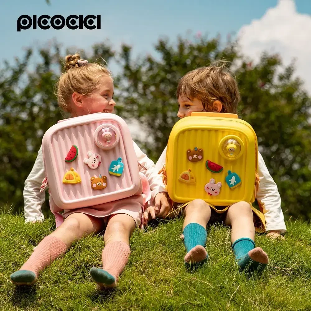 Kuprinė vaikams Picocici maža kelioninė K33 geltona