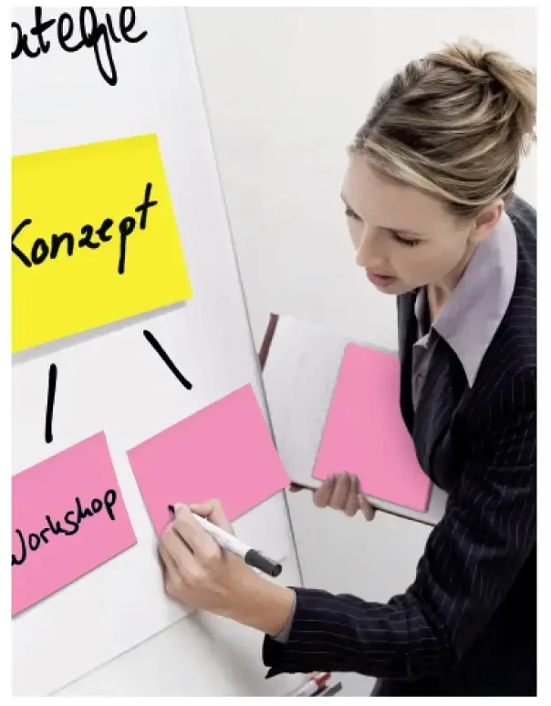 Lapeliai super lipnūs susitikimų užrašams Post-it® 152x101mm 4 vnt. po 45 lapeliai