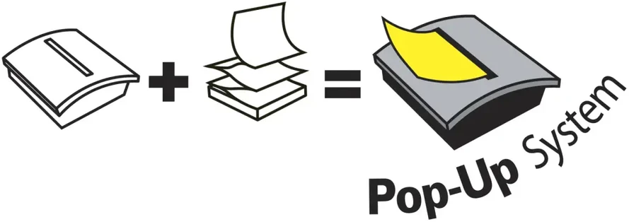 Lipnūs lapeliai Z 3M Post-it, 76x76mm, 12vnt/pak, geltonos spalvos