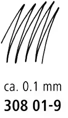 Rašiklis STAEDTLER PIGMENT LINER 308