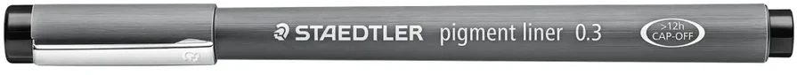 Rašiklis STAEDTLER PIGMENT LINER 308, 0,3 mm.