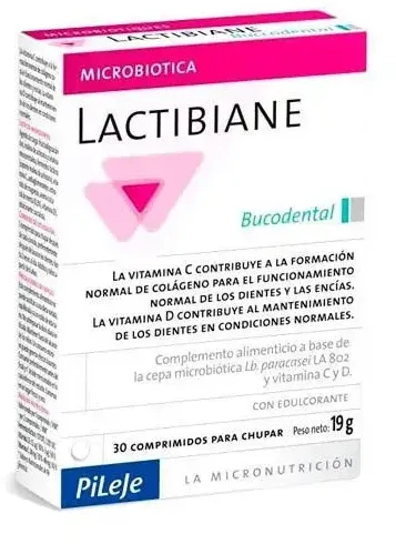 Pileje Lactibiane Bucodental Maisto papildas 30vnt