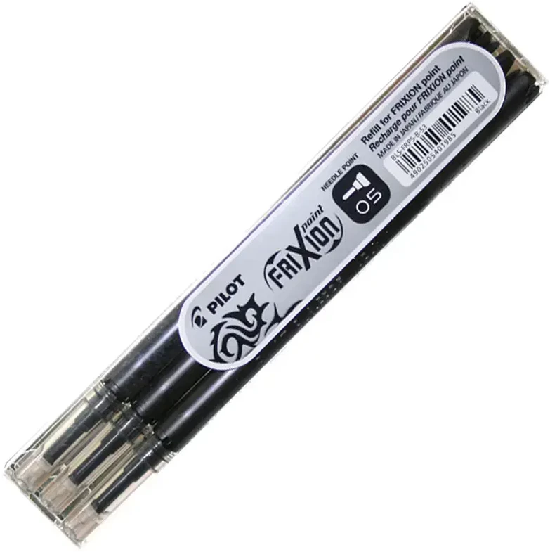 Pilot Pen Šerdelė tušinukui Pilot Frixion Point, 0.5mm, 3vnt, juodos spalvos