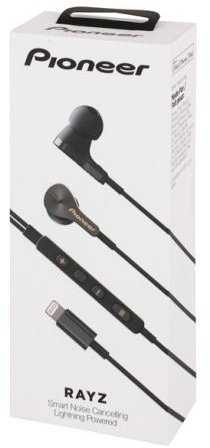 Ausinės Pioneer Rayz SE-LTC3R-K Į ausis įkišamos su Lightning-Jungtimi, Juodos