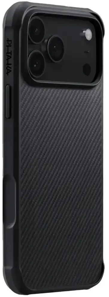 PITAKA Aramid ProGuard dėklas telefonui iPhone 17 Pro Max juodas
