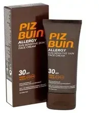 Saulei jautrios odos veido kremas Piz Buin Allergy SPF50, 50 ml