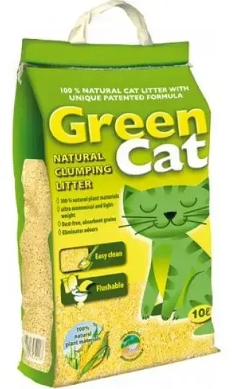 Placek Pakaiši kaķu tualetei : Žalias Cat, 12 L
