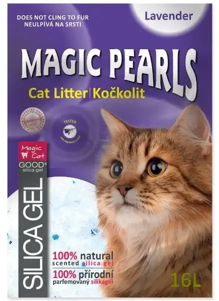 Placek Silikona pakaiši kaķu tualetei – Magic Pearl Lavender, 16 l