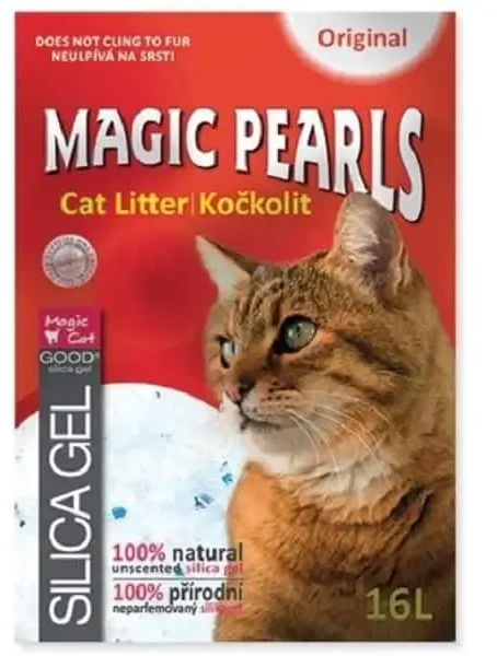 Placek Silikona pakaiši kaķu tualetei – Magic Pearl Original, 16 l