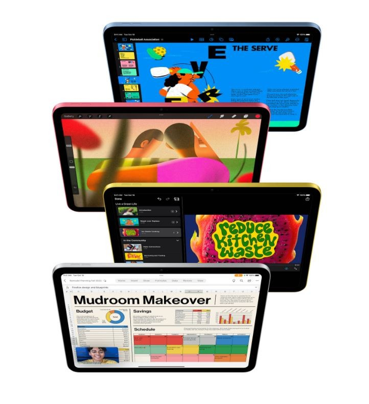 Planšetė Apple iPad 10,9" Wi-Fi 64GB – sidabrinė 10 gen