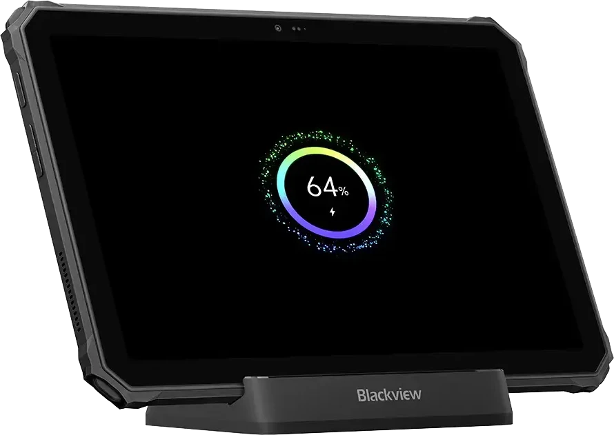 Planšetė Blackview „Active 7 Rugged Tab LTE“ 8 GB / 128 GB 11 colių FHD 1920 x 1200 60 Hz „Corning Glass 3 Helio G81“ aštuonių branduolių procesorius 2,0 GHz 13 MP priekinė / 16 MP + 20 MP naktinio matymo kamera baterija 10000 mAh 45 W greitas įkrovimas USB Type-C „Android“ 15 Kompiuterio režimas IP68 / IP69K MIL-STD-810H Juodas