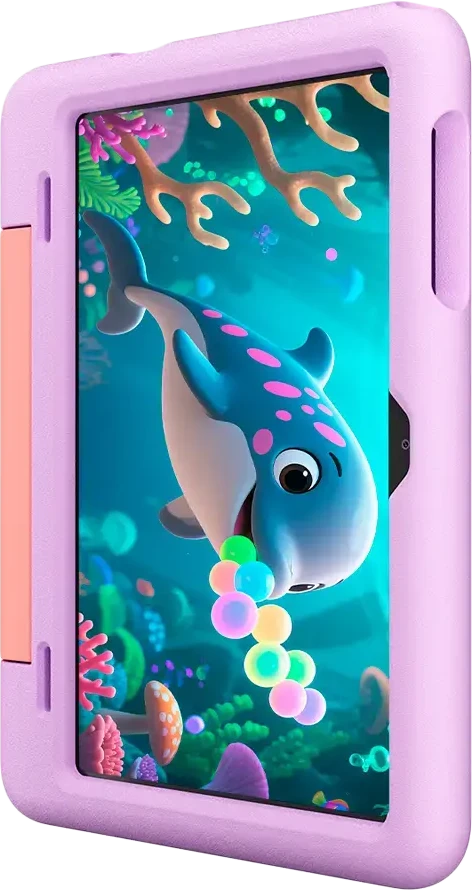 Planšetė Blackview Tab 20 Kids WiFi 10.1 colio 800x1280 HD 60Hz Unisoc Tiger T310 2Hz 4GB + 64GB 6600mAh kamera 5MP/8MP WiFi 5 Android 15 Unicom Violetinė